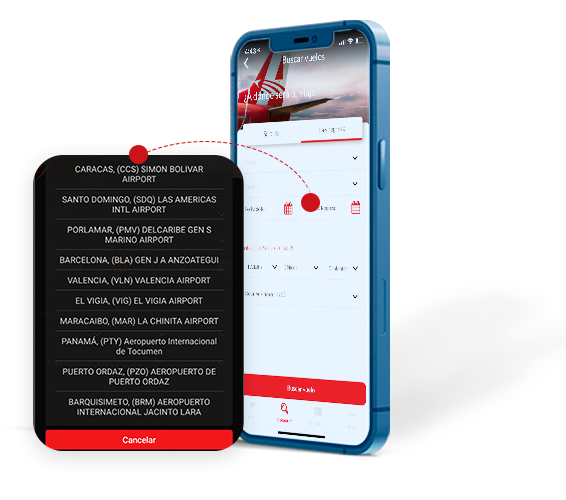 Compra tu boleto Avior desde la app